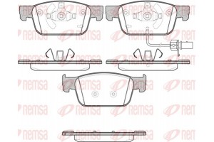 Remsa Σετ τακάκια, Δισκόφρενα - 1692.01