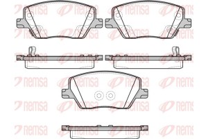 Remsa Σετ τακάκια, Δισκόφρενα - 1695.02