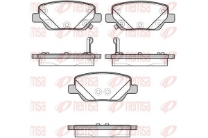 Remsa Σετ τακάκια, Δισκόφρενα - 1700.02