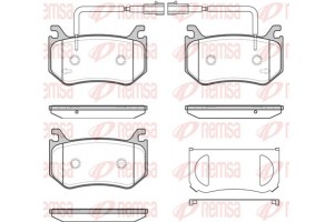 Remsa Σετ τακάκια, Δισκόφρενα - 1715.02