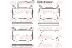 Remsa Σετ τακάκια, Δισκόφρενα - 1721.02