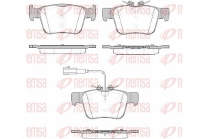 Remsa Σετ τακάκια, Δισκόφρενα - 1722.01