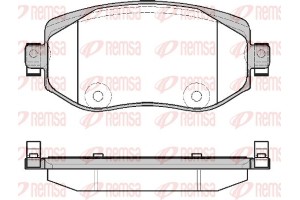 Remsa Σετ τακάκια, Δισκόφρενα - 1724.08