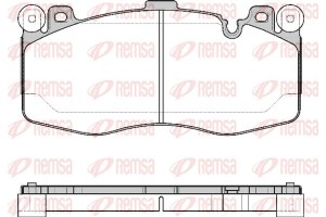 Remsa Σετ τακάκια, Δισκόφρενα - 1742.10