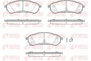 Remsa Σετ τακάκια, Δισκόφρενα - 1750.12