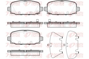 Remsa Σετ τακάκια, Δισκόφρενα - 1796.02