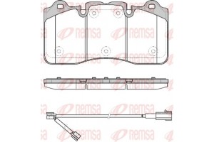 Remsa Σετ τακάκια, Δισκόφρενα - 1798.00
