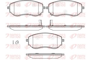Remsa Σετ τακάκια, Δισκόφρενα - 1801.02