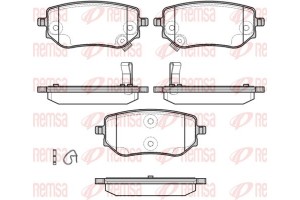 Remsa Σετ τακάκια, Δισκόφρενα - 1802.02