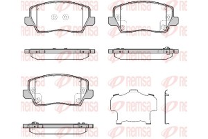 Remsa Σετ τακάκια, Δισκόφρενα - 1803.02