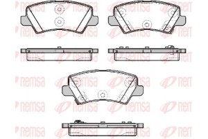 Remsa Σετ τακάκια, Δισκόφρενα - 1804.02