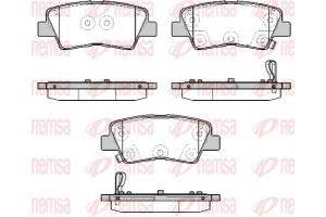 Remsa Σετ τακάκια, Δισκόφρενα - 1807.12