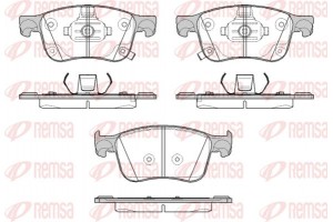 Remsa Σετ τακάκια, Δισκόφρενα - 1808.12