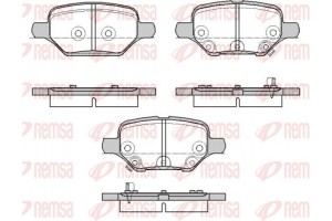 Remsa Σετ τακάκια, Δισκόφρενα - 1810.02
