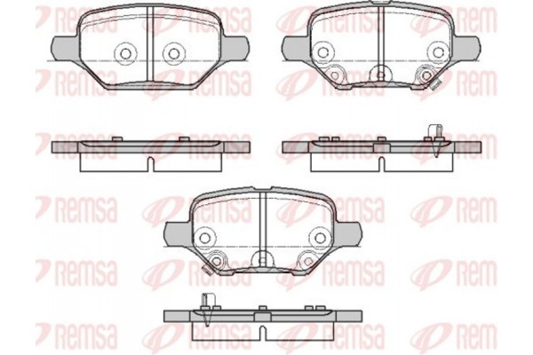 Remsa Σετ τακάκια, Δισκόφρενα - 1810.02