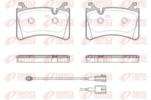 Remsa Σετ τακάκια, Δισκόφρενα - 1817.02