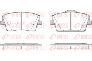 Remsa Σετ τακάκια, Δισκόφρενα - 1823.00