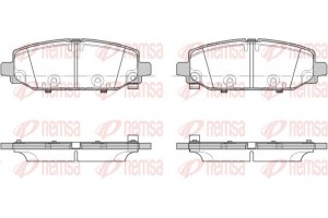 Remsa Σετ τακάκια, Δισκόφρενα - 1844.02