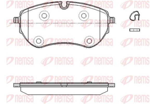 Remsa Σετ τακάκια, Δισκόφρενα - 1853.00