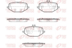 Remsa Σετ τακάκια, Δισκόφρενα - 1855.00