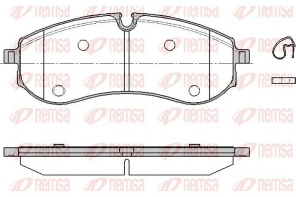 Remsa Σετ τακάκια, Δισκόφρενα - 1856.00 Remsa Σετ τακάκια, Δισκόφρενα - 1856.00