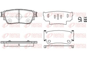 Remsa Σετ τακάκια, Δισκόφρενα - 1861.00