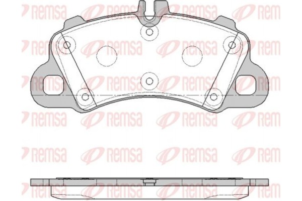 Remsa Σετ τακάκια, Δισκόφρενα - 1862.00