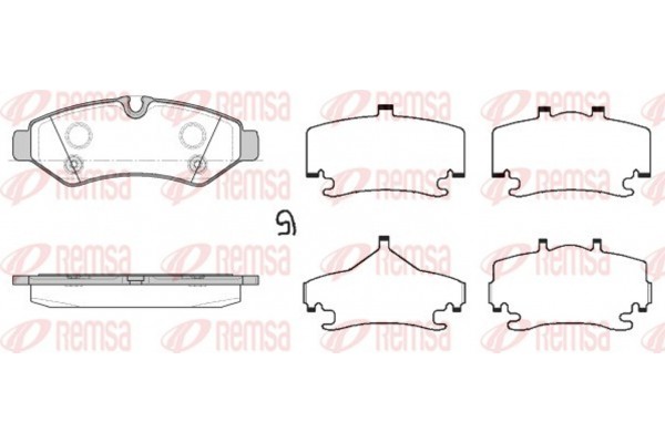 Remsa Σετ τακάκια, Δισκόφρενα - 1867.00