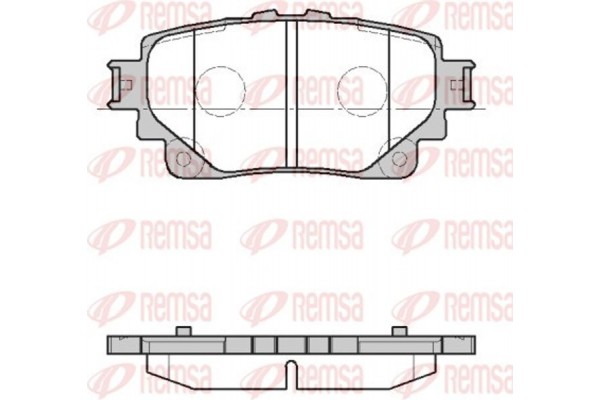 Remsa Σετ τακάκια, Δισκόφρενα - 1872.00
