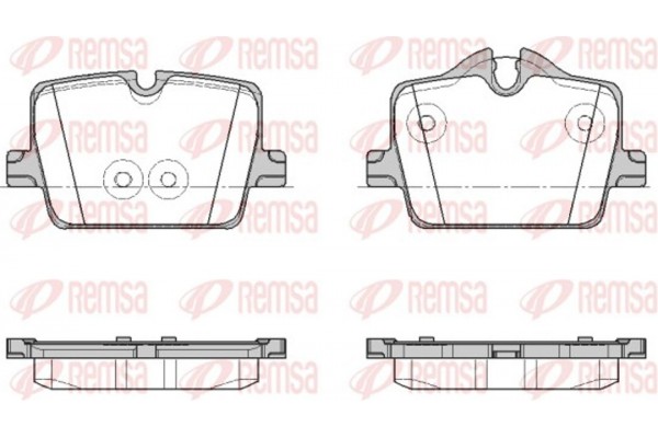 Remsa Σετ τακάκια, Δισκόφρενα - 1874.00