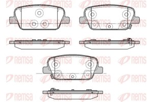 Remsa Σετ τακάκια, Δισκόφρενα - 1878.02