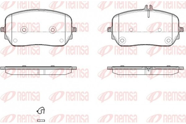 Remsa Σετ τακάκια, Δισκόφρενα - 1879.00