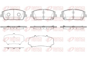 Remsa Σετ τακάκια, Δισκόφρενα - 1880.02