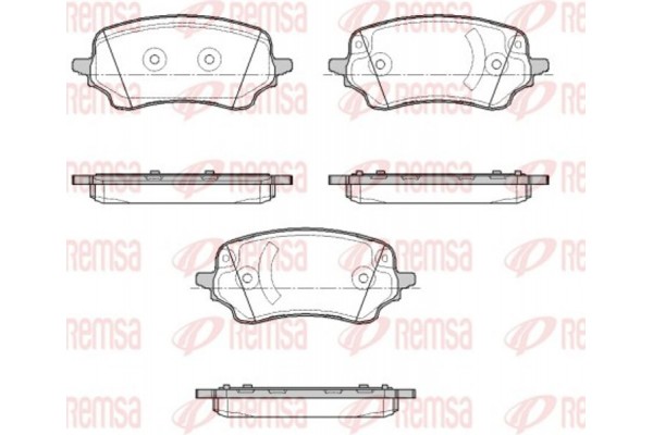 Remsa Σετ τακάκια, Δισκόφρενα - 1885.00
