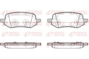 Remsa Σετ τακάκια, Δισκόφρενα - 1886.00