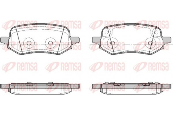 Remsa Σετ τακάκια, Δισκόφρενα - 1886.00 Remsa Σετ τακάκια, Δισκόφρενα - 1886.00