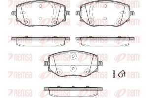 Remsa Σετ τακάκια, Δισκόφρενα - 1887.00