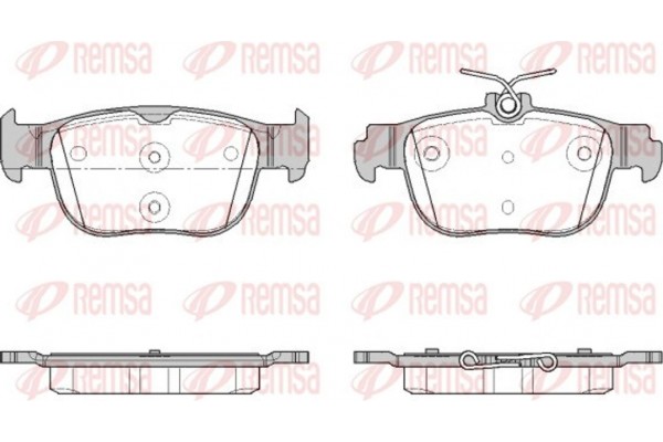 Remsa Σετ τακάκια, Δισκόφρενα - 1897.00
