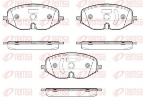 Remsa Σετ τακάκια, Δισκόφρενα - 1906.01