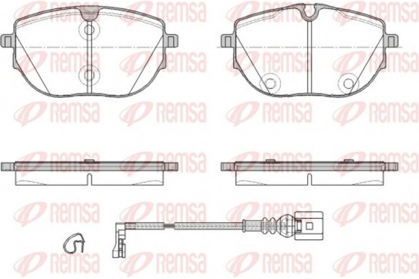 Remsa Σετ τακάκια, Δισκόφρενα - 1920.01