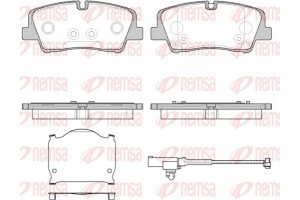 Remsa Σετ τακάκια, Δισκόφρενα - 1687.10