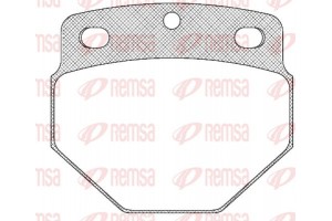 Remsa Σετ τακάκια, Δισκόφρενα - Jca 327.00