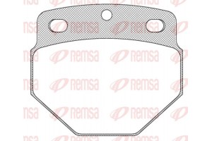 Remsa Σετ τακάκια, Δισκόφρενα - Jca 615.00