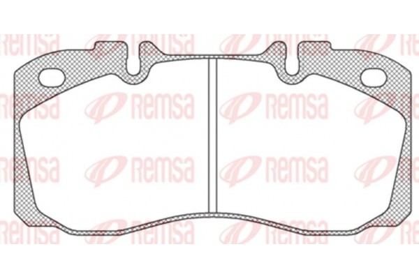 Remsa Σετ τακάκια, Δισκόφρενα - Jca 640.00