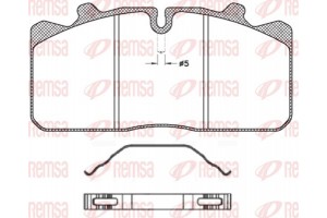 Remsa Σετ τακάκια, Δισκόφρενα - Jca 658.00
