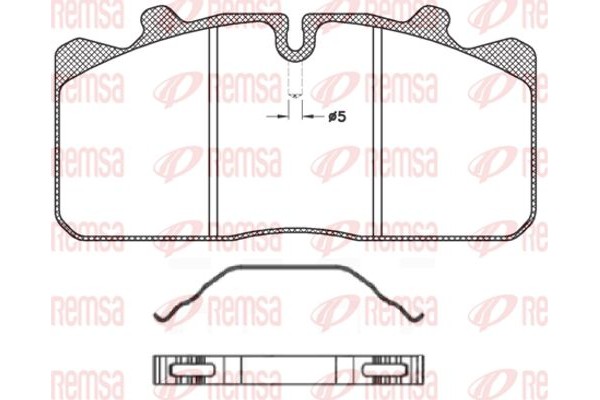 Remsa Σετ τακάκια, Δισκόφρενα - Jca 658.00