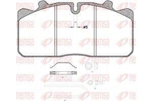 Remsa Σετ τακάκια, Δισκόφρενα - Jca 658.30