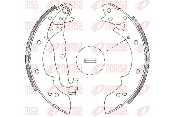 Remsa Σιαγώνα Φρένων - 4027.00 Remsa Σιαγώνα Φρένων - 4027.00