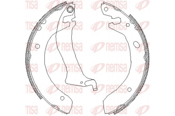 Remsa Σιαγώνα Φρένων - 4047.00 Remsa Σιαγώνα Φρένων - 4047.00