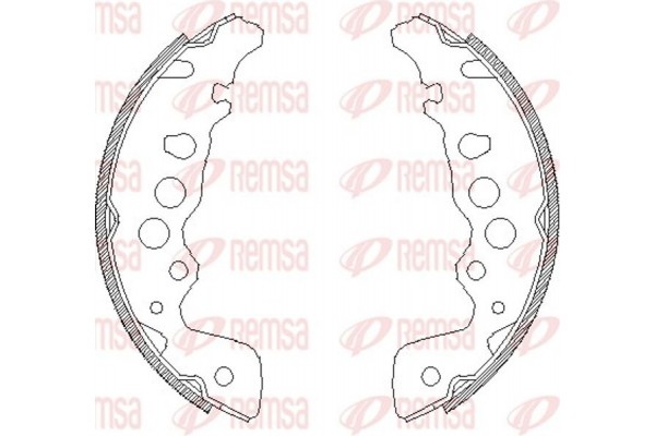 Remsa Σιαγώνα Φρένων - 4049.00 Remsa Σιαγώνα Φρένων - 4049.00